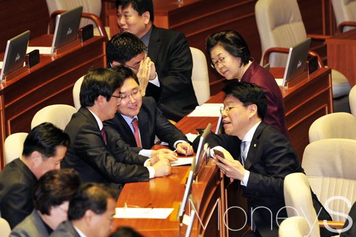 [머니S포토] 개혁보수신당에 속한 김용태