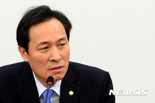 우상호 의원. 우상호 민주당 원내대표. /자료사진=뉴시스