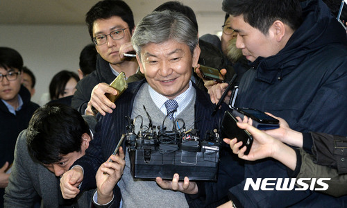 임대기 사장. 임대기 삼성 제일기획 사장이 6일 오후 소환조사를 위해 강남구 대치동 특검 사무실에 출석했다. /자료사진=뉴시스