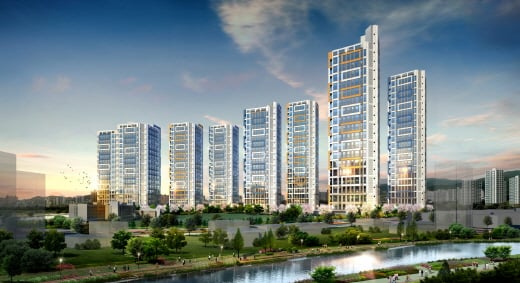 울산송정 금강펜테리움 그린테라스 투시도. /사진=금강주택