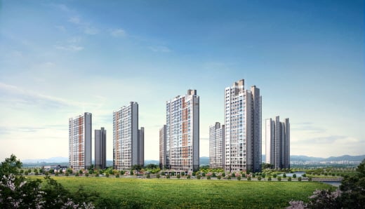 전주 효천지구 우미린 투시도. /사진=우미건설