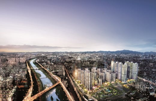 ‘롯데캐슬 골드파크’ 조감도. /사진=롯데건설