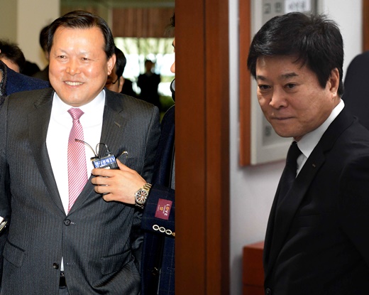 황각규 정책본부 운영실장(왼쪽), 소진세 정책본부 대외협력단장. /사진=뉴스1DB