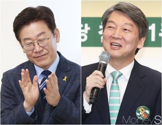 썰전 안철수. 사진은 이재명 성남시장(왼쪽)과 안철수 국민의당 전 대표. /사진=임한별 기자