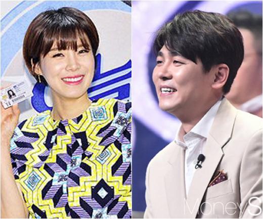 우결 최민용 장도연. 사진은 개그우먼 장도연과 배우 최민용. /사진=임한별 기자·MBC제공
