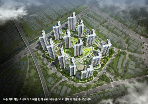 메트로시티 석전 조감도. /사진=태영건설