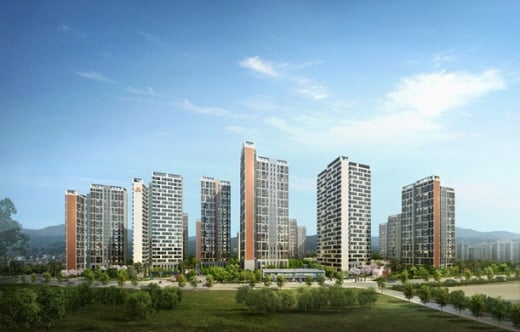 e편한세상 양주신도시3차 투시도. /사진=대림산업