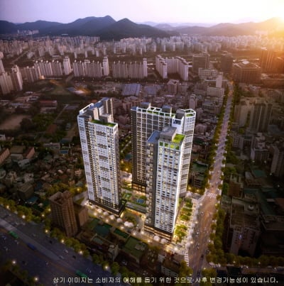 e편한세상 독산 더타워 조감도. /사진=대림산업