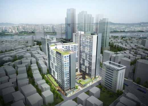 합정역 인근에 들어설 청년주택 조감도. /사진=서울시