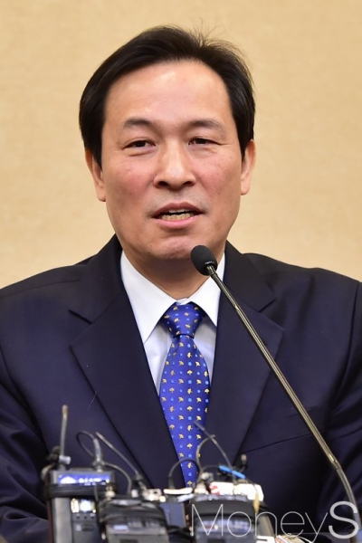 민주당 경선. 사진은 우상호 더불어민주당 원내대표. /사진=임한별 기자
