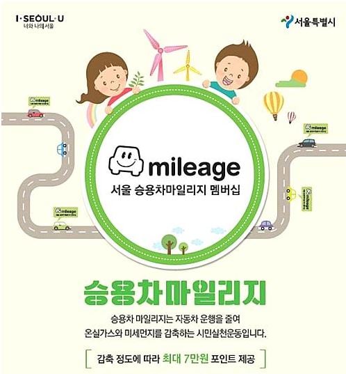 서울시 승용차 마일리지. /자료=서울시 제공
