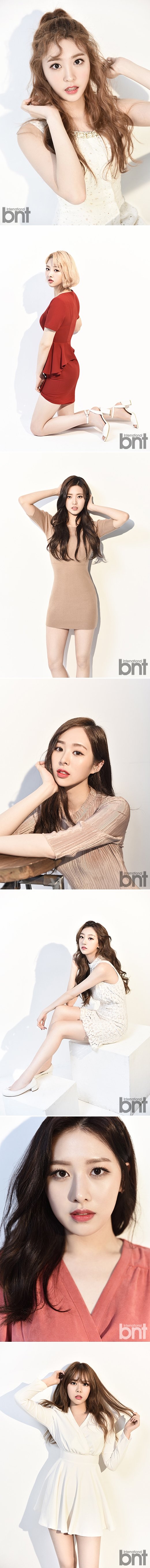 ▲(위로부터) 나현, 뉴썬, 디애나, 민재, 수민, 의진, 하이디/사진=레인보우 미디어