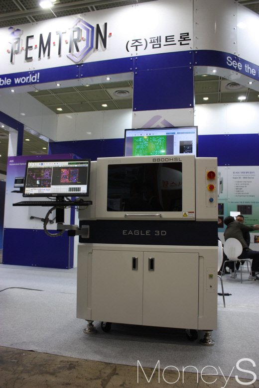 고속 측정과 검사 능력을 가진 EAGLE 3D-8800 AOI. /사진=김수종 에디터