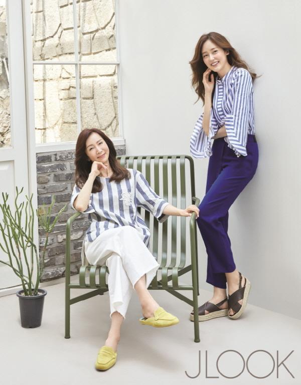 [★화보] 전인화·성유리, 50대와 30대 여배우의 만남 '우아한 아름다움'