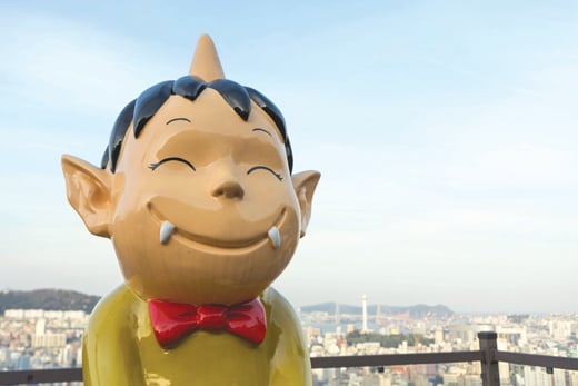 비석문화마을 하늘전망대.