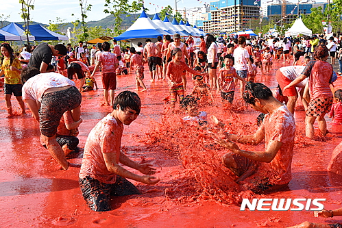달성 토마토축제. /사진=뉴시스