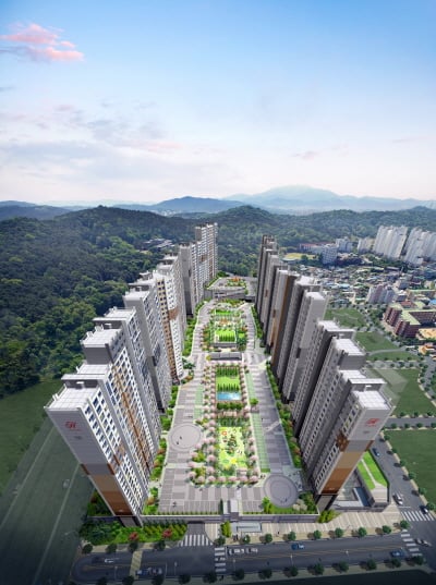 힐스테이트 본촌 조감도. /사진=현대엔지니어링
