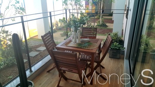 전용면적 84㎡ B형에 적용된 테라스. /사진=김창성 기자
