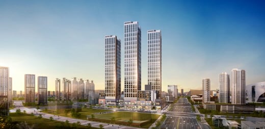 일산한류월드 유보라 더 스마트 투시도. /사진=반도건설