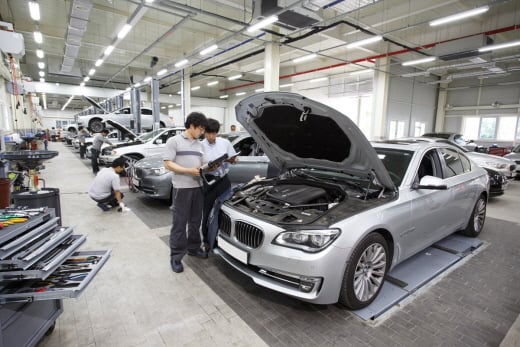 BMW 그룹 코리아 AS센터. /사진=BMW 그룹 코리아 제공