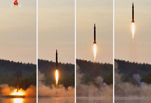 합참 북한. 지난달 30일 북한의 탄도미사일 시험발사 장면. /사진=조선중앙TV 캡처