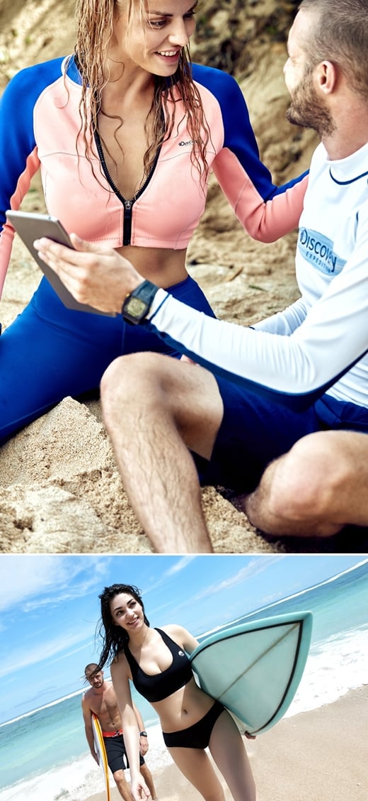 올 여름 짧은 래쉬가드가 온다