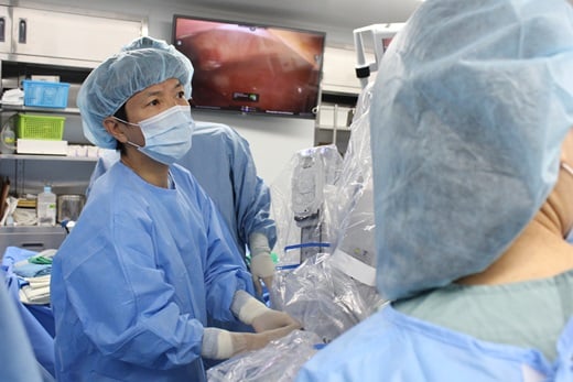 자궁내막증 로봇수술. /사진=차병원