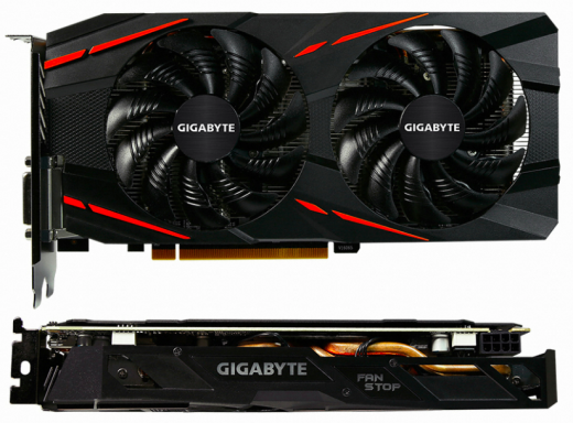채굴에 가장 효율적인 모습을 보여주는 라데온 RX580. /사진=기가바이트