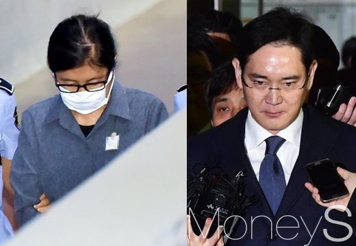 국정농단 사태의 주범 최순실씨(왼쪽)와 이재용 삼성전자 부회장이 오는 28일 법정에서 처음으로 마주한다. /사진=임한별 기자