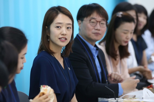 고민정. 사진은 고민정 청와대 부대변인. /사진=국정기획자문위원회 제공
