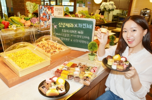 토탈 디저트 '신성제과', 샤브샤브뷔페 가인채 신제품 디저트 10여종 공급