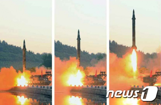 북한이 4일 중대발표를 통해 ICBM 시험발사에 성공했다고 주장했다. 사진은 지난 5월 30일 북한의 탄도미사일 시험 발사 모습. /자료사진=뉴스1