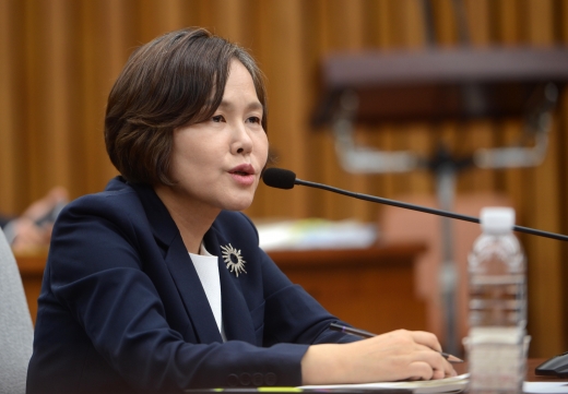 박정화 대법관 후보자가 지난 4일 국회에서 열린 인사청문회에서 의원들의 질의에 답하고 있다. /사진=뉴시스