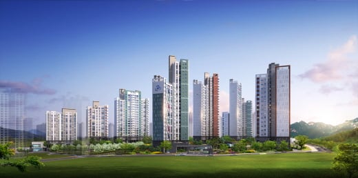 장암 더샵 투시도. /사진=포스코건설