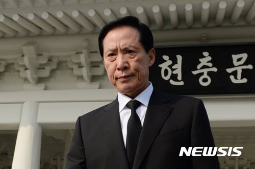 송영무 국방부장관이 14일 취임식을 가졌다. /사진=뉴시스