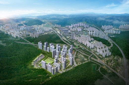 두산 알프하임 항공조감도. /사진=두산중공업