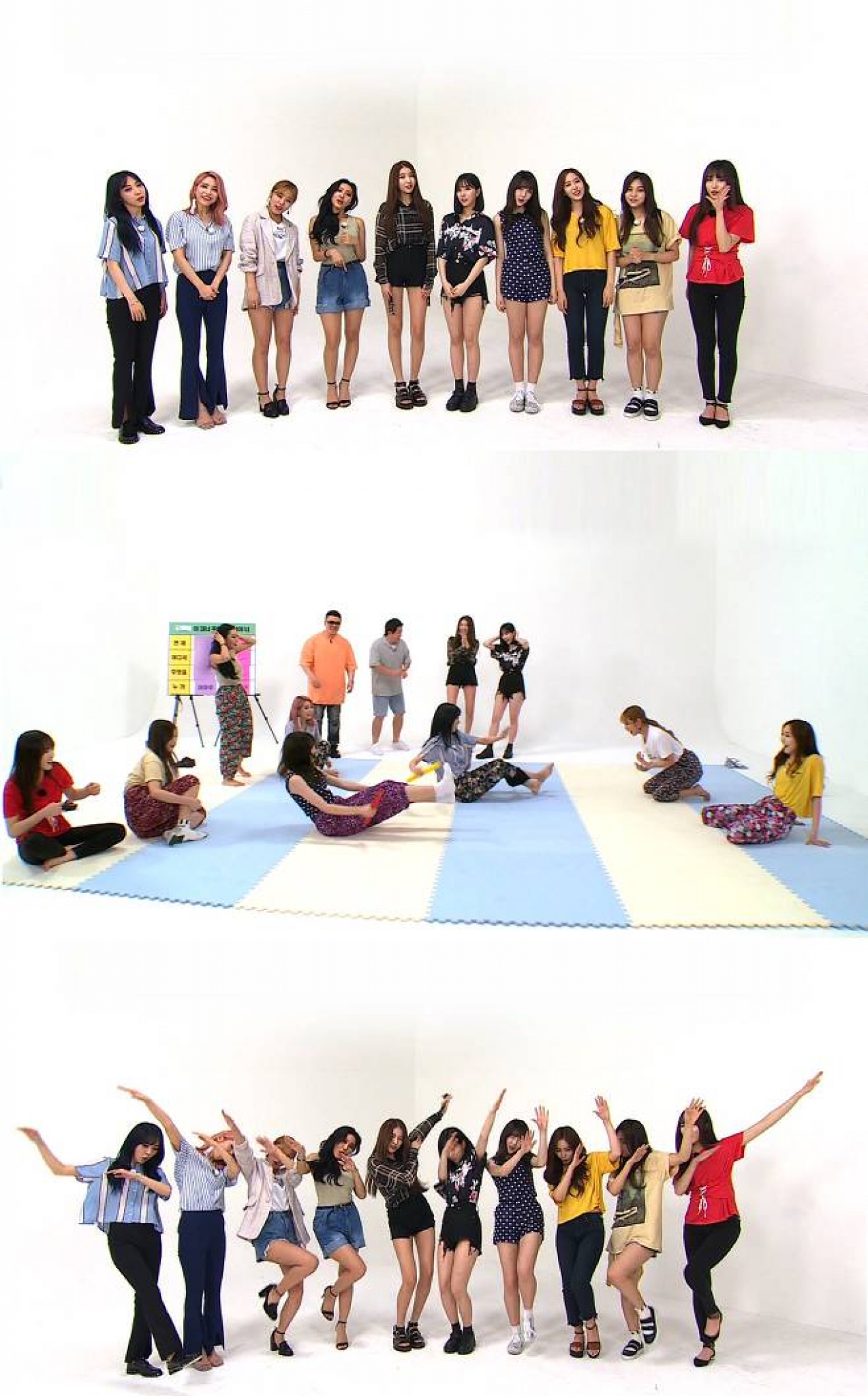 여자친구·마마무 '주간아이돌' 출연… '흥부자'들의 비글美 대결