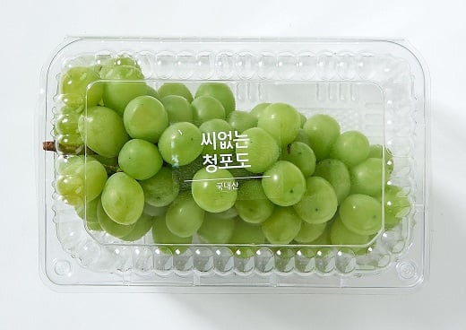 샤인 머스켓(국내산 씨없는 청포도). /사진=롯데마트