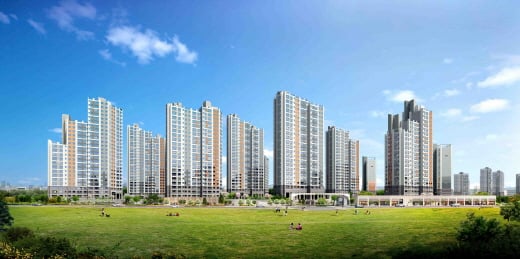 김포한강신도시 호반베르디움 6차 투시도. /사진=호반건설