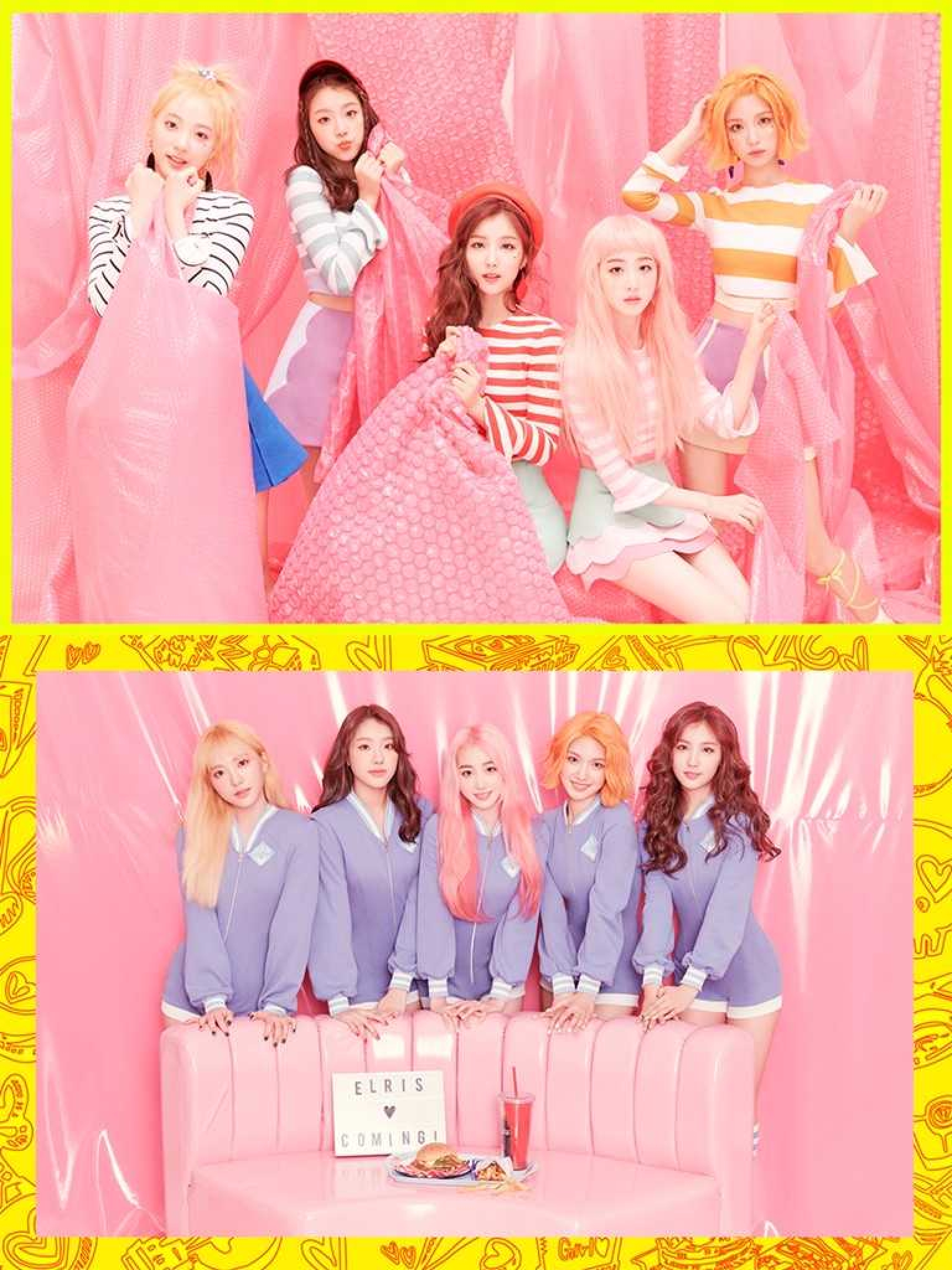 엘리스 티저, 화사한 비주얼 돋보이는 5명의 소녀들… 'Color Crush'