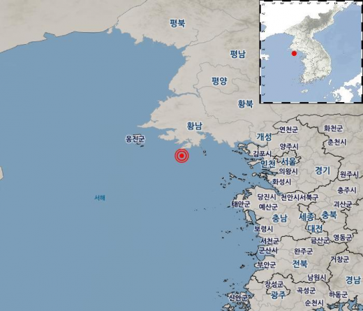 연평도 지진. /사진=기상청 제공