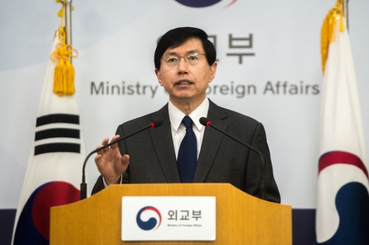 800만불 대북지원. 사진은 조준혁 외교부 대변인. /사진=뉴스1