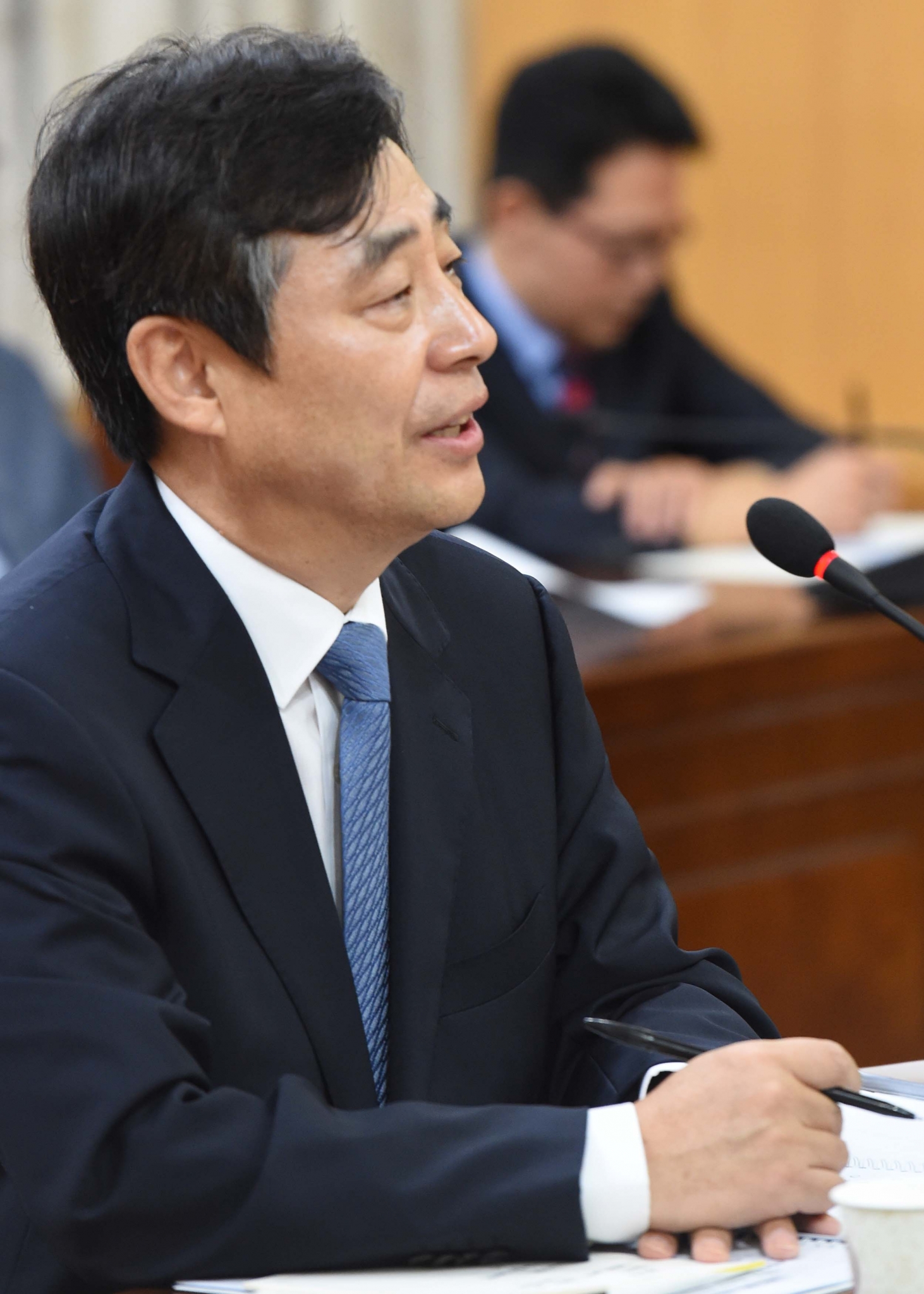 대전도시공사. 유영균 대전도시공사 사장 후보자가 15일 대전시의회에서 열린 인사청문회에서 시의원들의 질의에 답변하고 있다. /사진=뉴시스