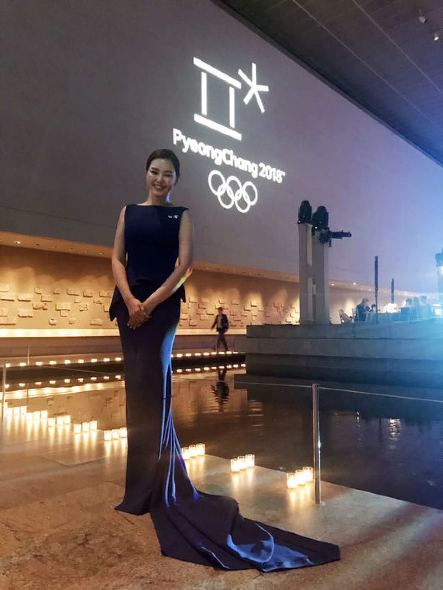 이하늬, '평창의 밤' 사회자로 활약… 한국의 미 알렸다