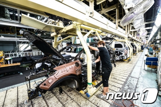 8월 산업생산 '제자리걸음', 건설업 부진 영향… 제조·서비스업은 증가