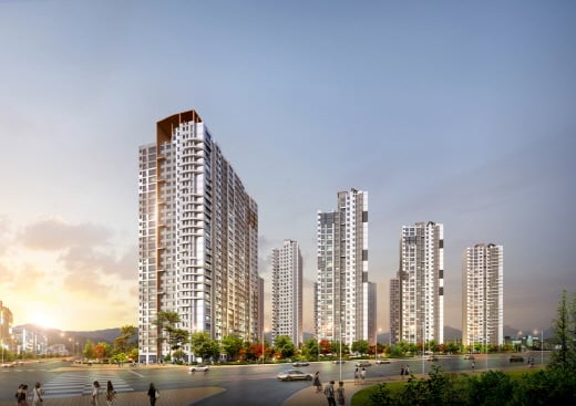 사가정 센트럴 아이파크 투시도 . /사진=현대산업개발