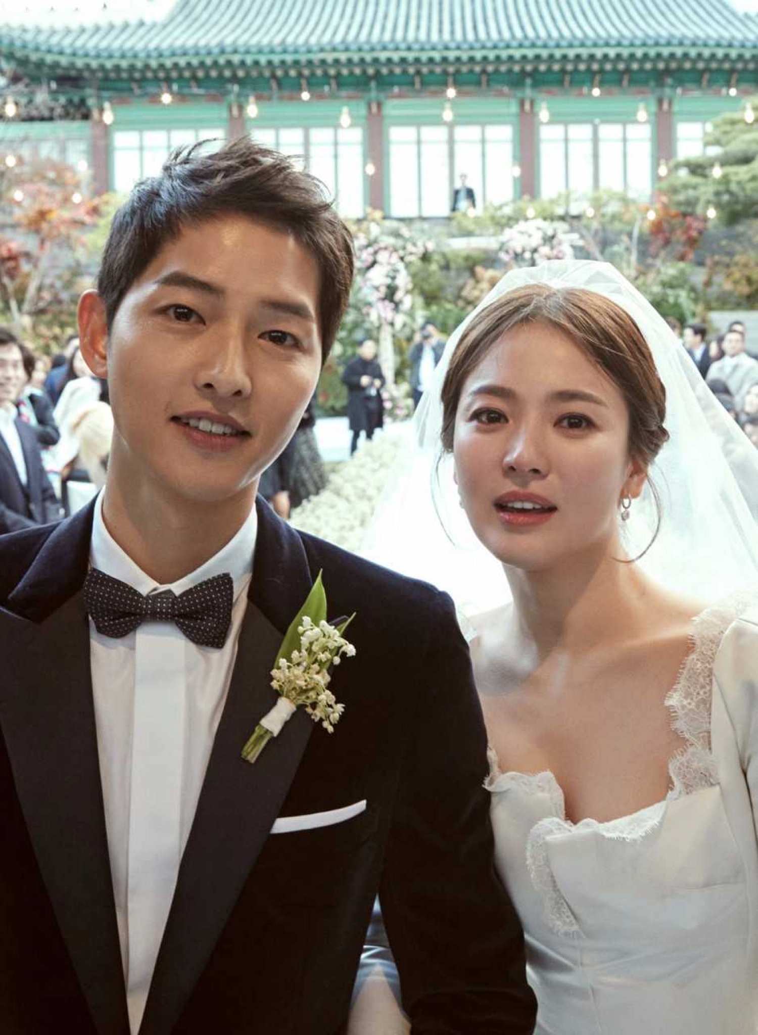송혜교♥송중기 결혼식, 아름다운 10월의 부부… 