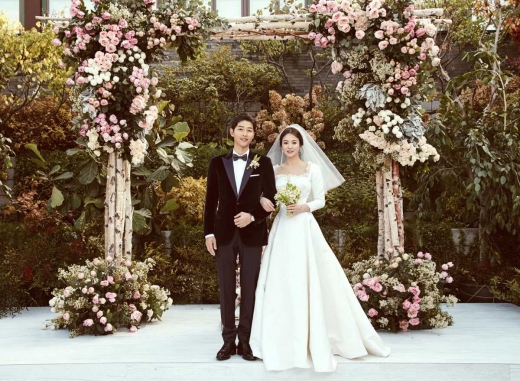 송혜교♥송중기 결혼식, 아름다운 10월의 부부… 