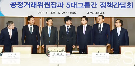 [머니S포토] 김상조의 공정위, 두번째 '그룹 간담회'