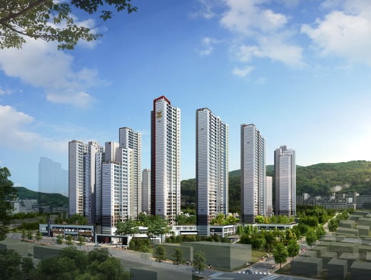 연산 롯데캐슬 골드포레 투시도. /사진=롯데건설